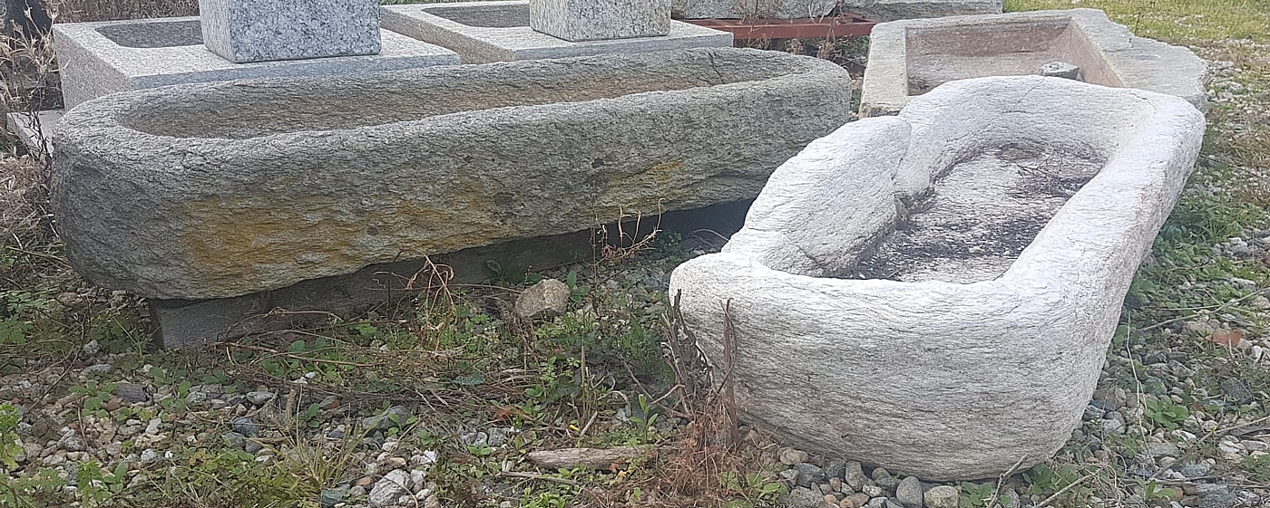 Fioriere in pietra di Luserna